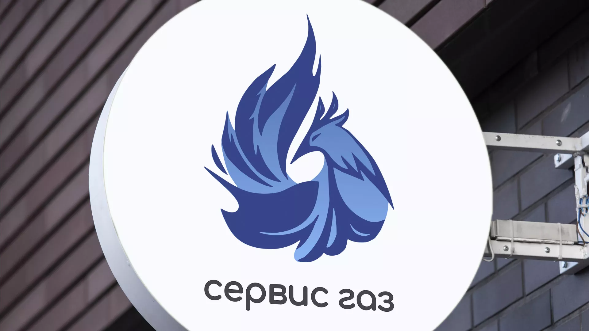 Создание логотипа «Сервис газ» в Знаменске